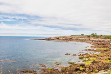 Fransa, Finistere 'deki Plougonvelin' de Saint-Mathieu Noktası