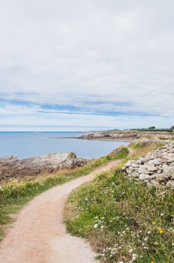 Fransa, Finistere 'deki Plougonvelin' de Saint-Mathieu Noktası