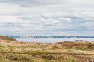 Rohan bridge uygulamasında Fransa Finistère içinde Landerneau şehir merkezi