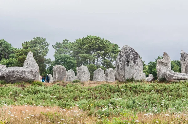 Álcoois em Carnac dnas the morbihan in brittany, Francia — Fotografia de Stock