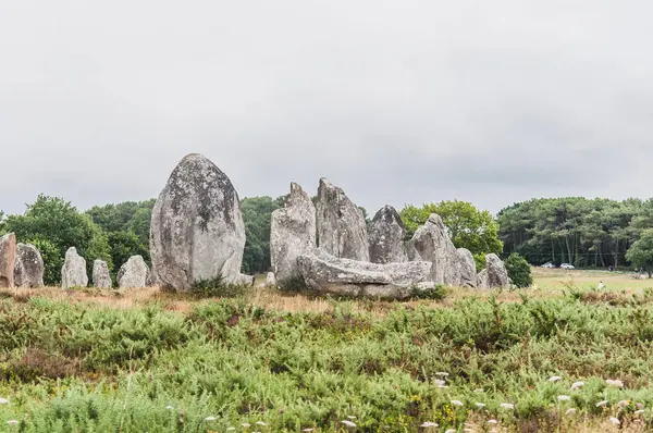 Álcoois em Carnac dnas the morbihan in brittany, Francia — Fotografia de Stock