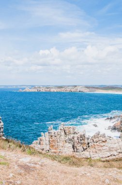 Camaret-sur-mer Crozon yarımadasında Pointe de Pen-hir 