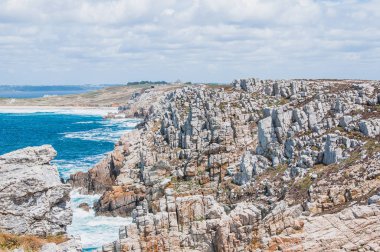 Camaret-sur-mer Crozon yarımadasında Pointe de Pen-hir 