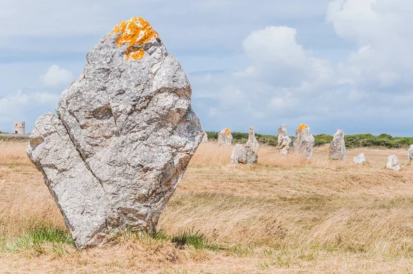 Pointe de Pen-hir na península de Crozon em Camaret-sur-mer — Fotografia de Stock