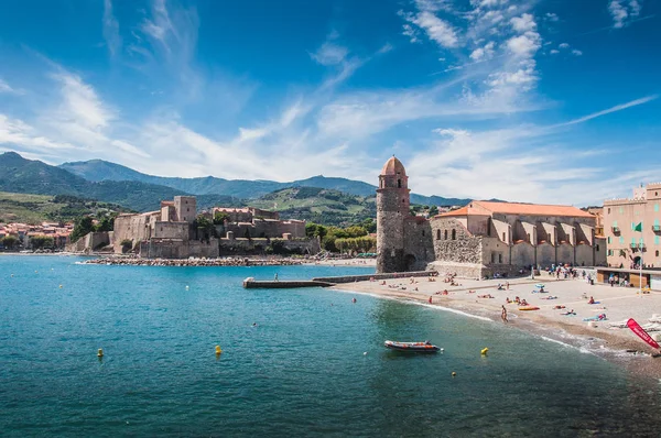 Εκκλησία της Παναγίας των αγγέλων στο Collioure, Γαλλία — Φωτογραφία Αρχείου