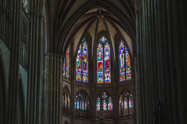 Catedral gótica de Sainte-Marie en el centro de Bayona en Francia —  Fotos de Stock