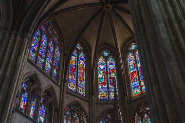 Fransa'da Bayonne merkezinde Gotik Sainte-Marie katedrali