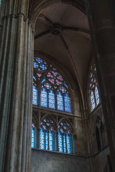 Gotická katedrála Sainte-Marie v centru Bayonne ve Francii — Stock fotografie