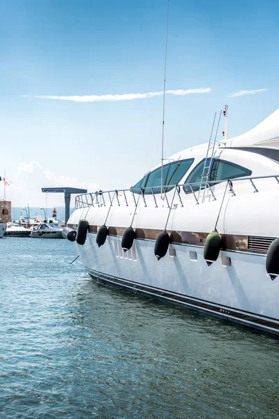 Saint Tropez Und Sein Fischereihafen Und Seine Yachten Sommer Frankreich — Stockfoto