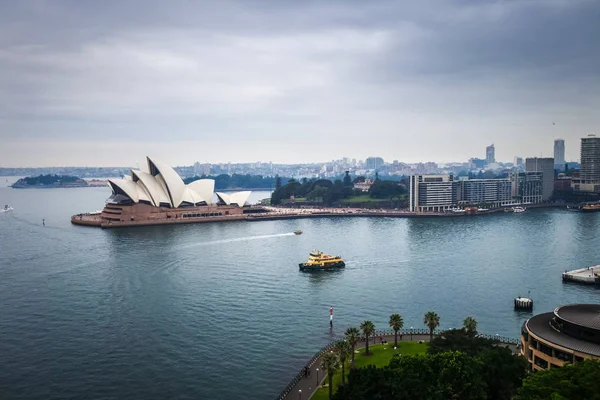 Sydney Centro Cidade Opera House Panorama Austrália — Fotografia de Stock