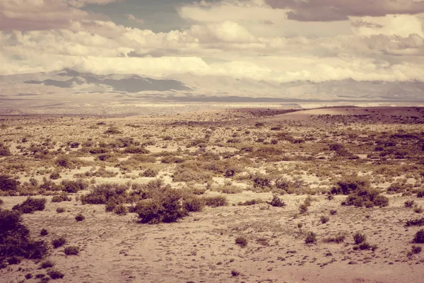 Uyuni Sivatagban Fekvő Bolivia Vintage Hatása — Stock Fotó