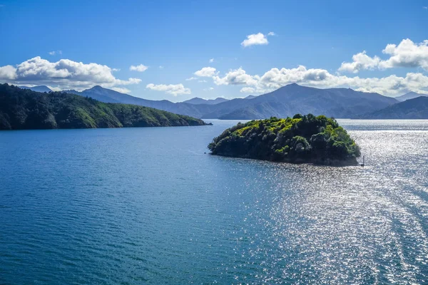マールボロ サウンドの海岸や丘 ニュージーランド — ストック写真