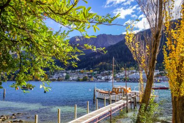 Teknede Gölü Wakatipu, Queenstown, Yeni Zelanda