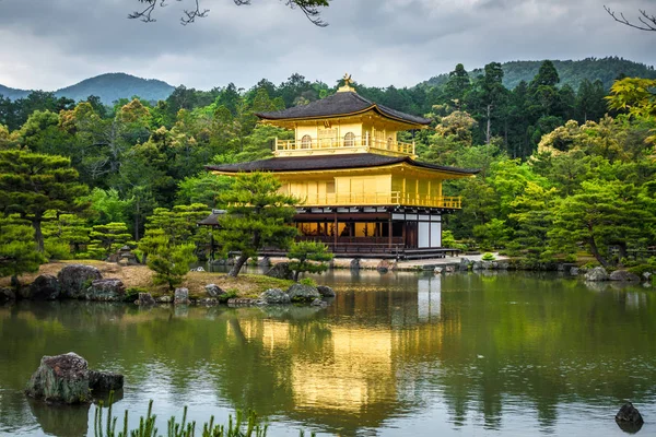 Kinkaku Paviljoen Van Gouden Tempel Kyoto Japan — Stockfoto