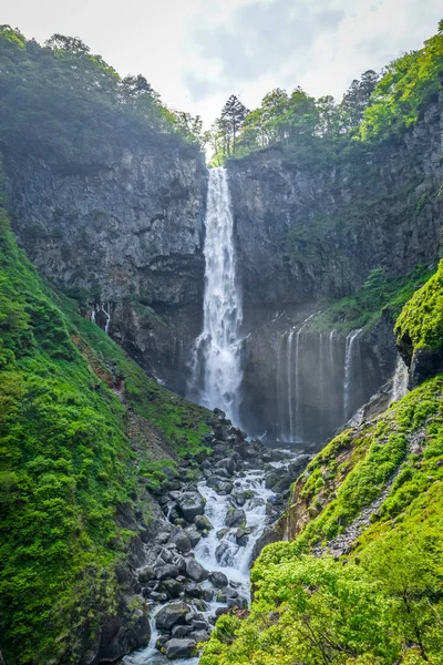 Kegon Cai Paisagem Perto Lago Chuzenji Nikko Japão — Fotografia de Stock