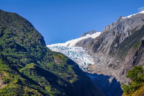 Franz Josef Glacier Manzara Yeni Zelanda — Stok fotoğraf