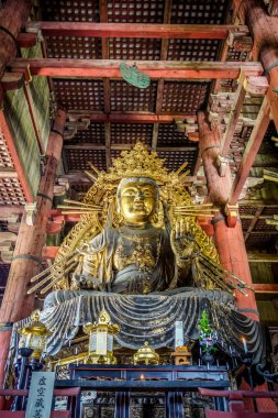 Vairocana büyük Buda Daibutsu-den Todai-ji Tapınağı, Nara, Japonya