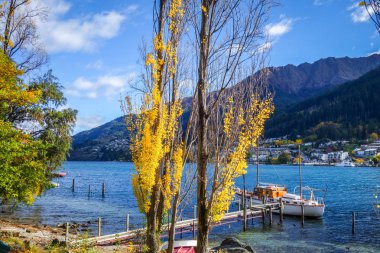 Teknede Gölü Wakatipu, Queenstown, Yeni Zelanda