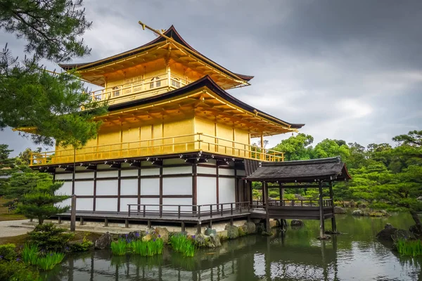 Kinkaku Gyllene Templet Pavilion Kyoto Japan — Stockfoto