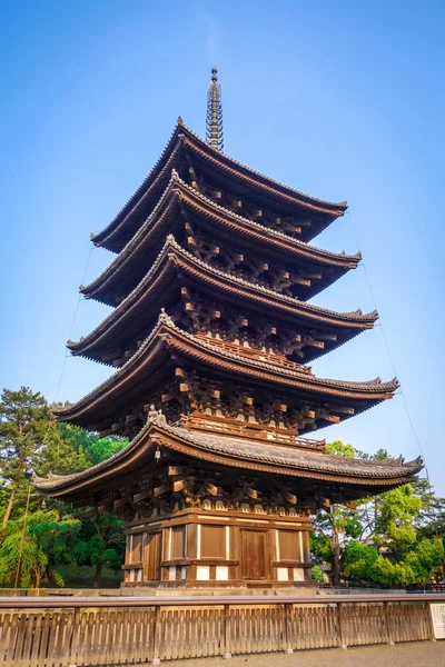 Kofuku Temple Pagoda Nara Park Japan — Stock Photo, Image