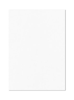 Boş A4 kağıt levha mockup şablon beyaz arka plan üzerinde izole
