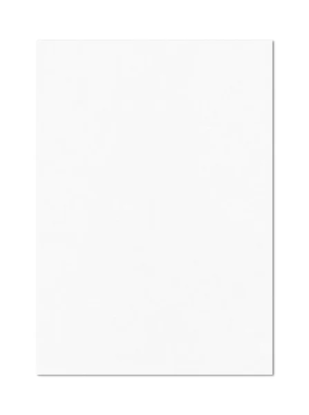 Blank Paper Sheet Mockup Template Isolated White Background — Stock Photo, Image