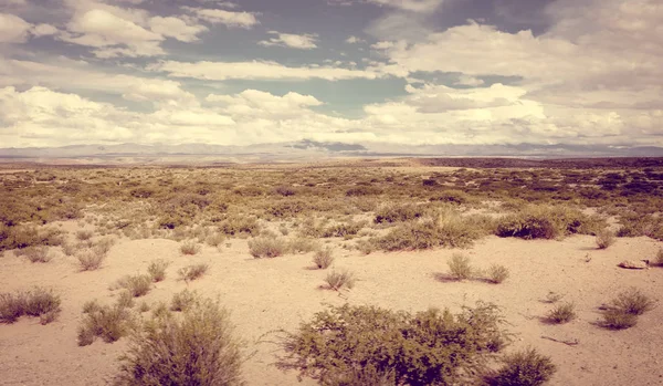 Uyuni desert landscape in Bolivia.Vintage effect