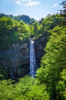 Kegon yakın Chuzenji göl, Nikko, Japonya peyzaj düşüyor