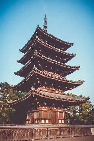 Kofuku Templet Pagoden Nara Park Japan — Stockfoto