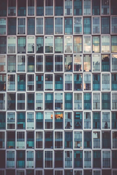 Fassade Und Fenster Moderner Bürogebäude Frontansicht — Stockfoto