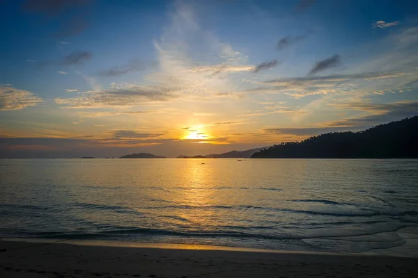 Plage Tropicale Parfaite Coucher Soleil Koh Lipe Thaïlande — Photo