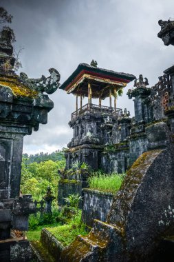 Agung, Bali, Endonezya 'daki Pura Besakih Tapınağı manzarası