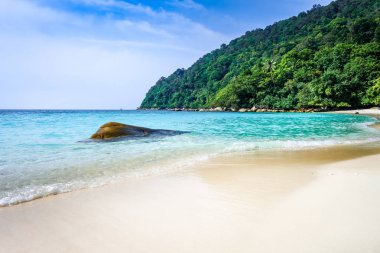 Kaplumbağa Sanctuary Beach, Perhentian Adaları, Terengganu, Malezya
