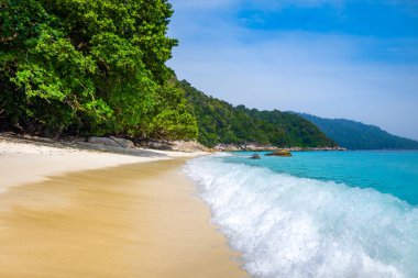 Kaplumbağa Sanctuary Beach, Perhentian Adaları, Terengganu, Malezya