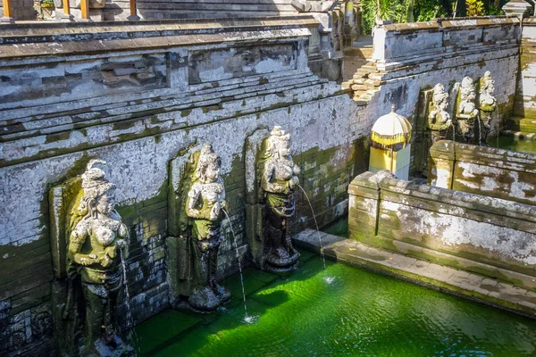 Templo Banho Goa Gajah Caverna Elefante Bedulu Ubud Bali Indonésia — Fotografia de Stock