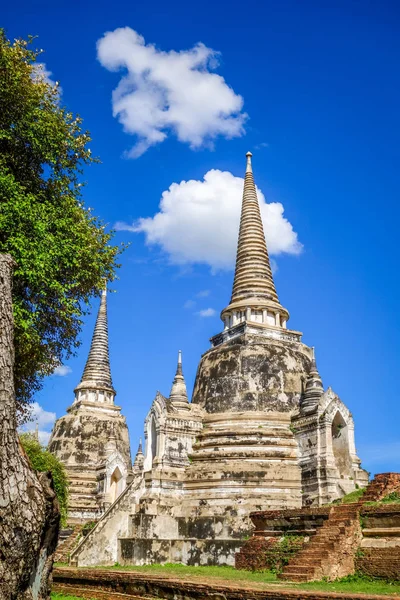 Wat Phra Sanphet Temple Ayutthaya Thaïlande — Photo
