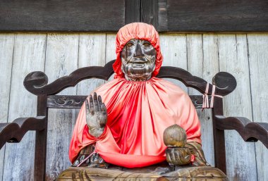 Binzuru Ahşap Heykel Daibutsu-den Todai-ji Tapınağı, Nara, Japonya