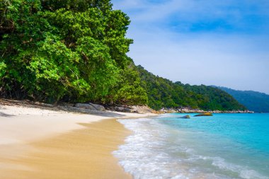 Kaplumbağa Sanctuary Beach, Perhentian Adaları, Terengganu, Malezya