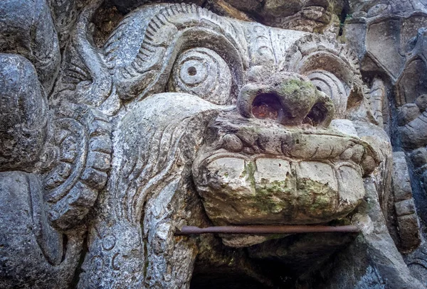 ガジャ象の洞窟入り口 ブドゥル ウブド インドネシア — ストック写真