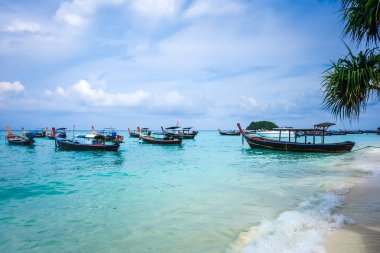 Sunrise beach, Koh Lipe, Tayland tropik cennet