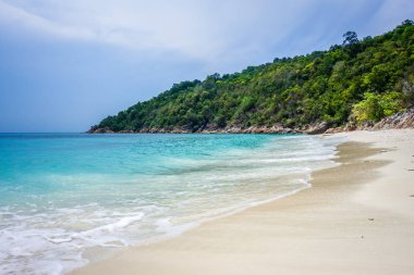 Romantik plaj Perhentian Adaları, Terengganu, Malezya