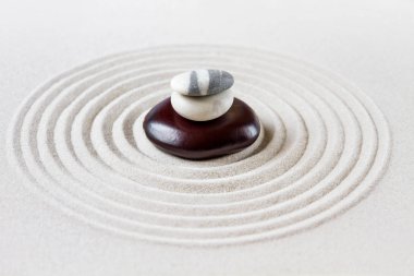 Zen Japon bahçe arka plan