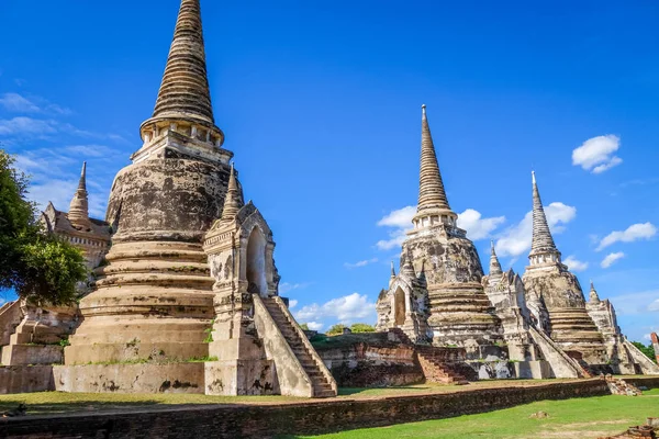 Wat Phra Si Sanphet Temple, Ayutthaya, Thaiföld — Stock Fotó