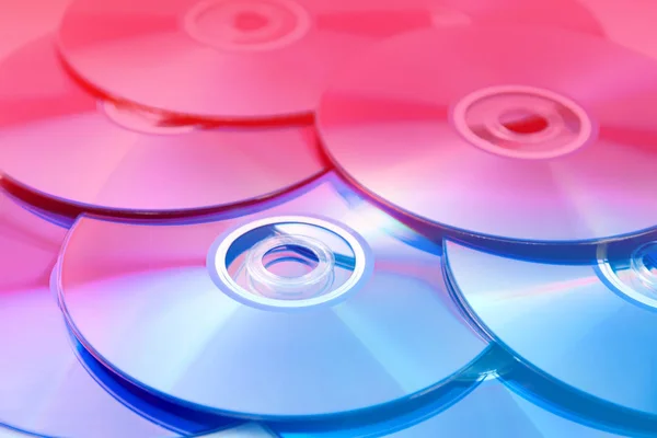 CD, stack di Dvd — Foto Stock