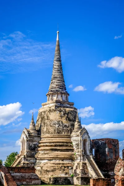 Wat Phra Si Sanphet Temple, Ayutthaya, Thaiföld — Stock Fotó