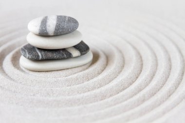 Zen Japon bahçe arka plan