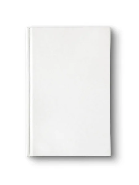 Dicionário em branco fechado, livro isolado em branco — Fotografia de Stock