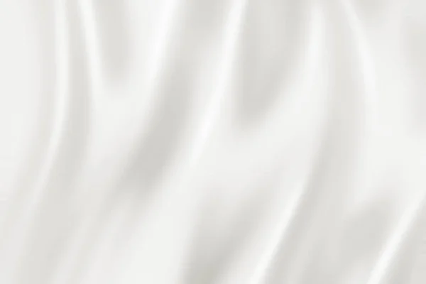 Bílá hedvábná textura. 3D ilustrace — Stock fotografie