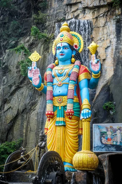 Statua Shiva nel tempio delle grotte di Batu, Kuala Lumpur, Malesia — Foto Stock