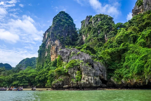 Železniční pláž v Krabi, Thajsko — Stock fotografie